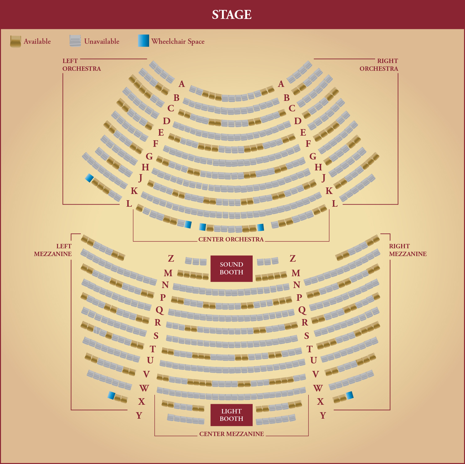 The The Villages Seating Chart